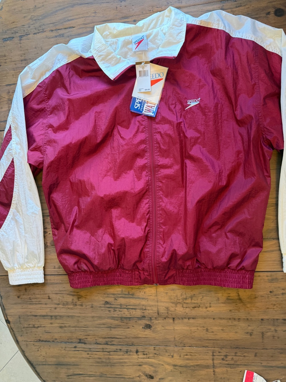 Vintage Speedo Swimwear Windbreaker Jacket NWT